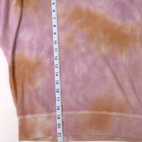 Nu Vintage Tie-Dye Waffle T-Shirt Sweater, Loose fit - Picture 10 of 13
